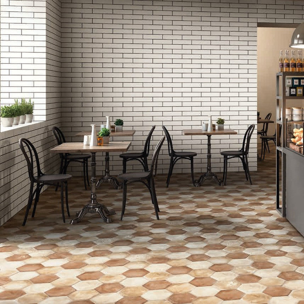Marca-Corona-10-x-8.5-Terra-Matte-Hexagon-Porcelain-Tile-Avorio