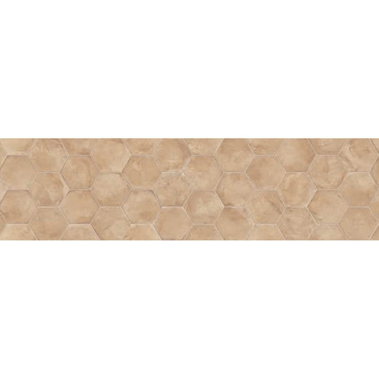 Marca-Corona-10-x-8.5-Terra-Matte-Hexagon-Porcelain-Tile-Ocra