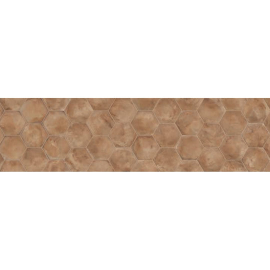 Marca-Corona-10-x-8.5-Terra-Matte-Hexagon-Porcelain-Tile-Rosso