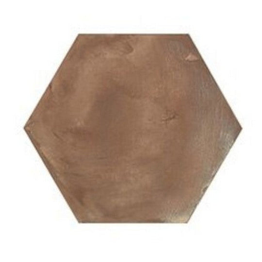 Marca Corona 10" x 8.5" Terra Matte Hexagon Porcelain Tile