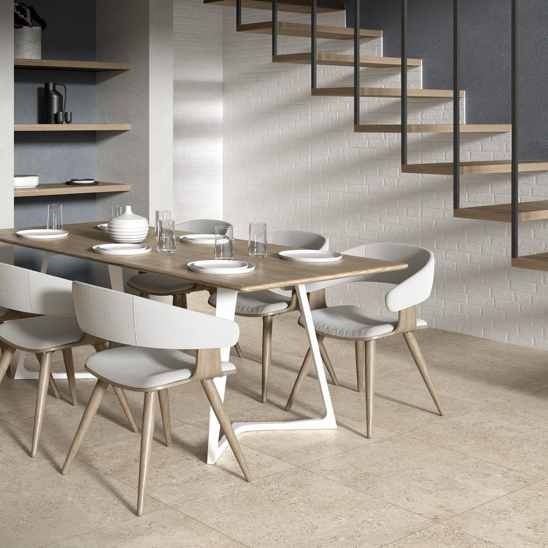 Tesoro-24-x-24-Shellstone-Rectified-Matte-Porcelain-Tile-Amber