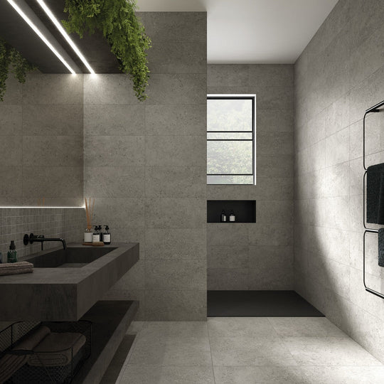 Tesoro-12-x-24-Shellstone-Rectified-Matte-Porcelain-Tile-Grey