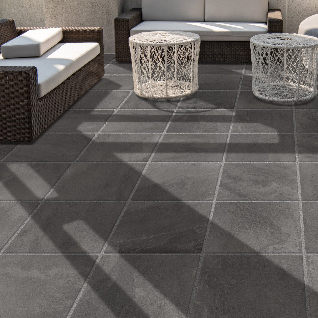 Milestone-24-x-24-Earth-Grip-Porcelain-2cm-Paver-Tile-Dark-Grey