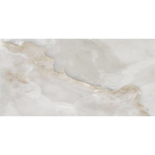 Milestone 24" x 48" Onyx Polished Porcelain Tile