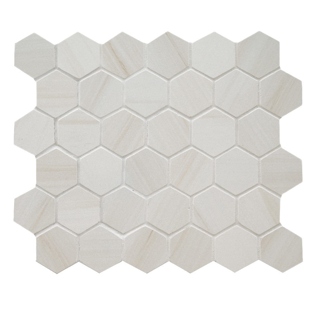 MS International 12" x 12" Eden Matte 2" Hexagon Porcelain Mosaic