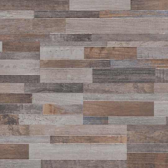 MS International 6" x 24" Dekora Matte Stacked Stone Porcelain Ledger Panel