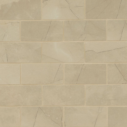 MS International 12" x 12" Sande Polished Brick Porcelain Mosaic