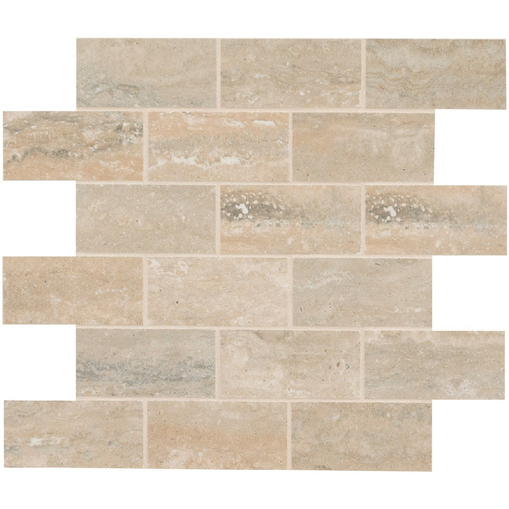 MS International 12" x 12" Veneto Polished Porcelain Mosaic
