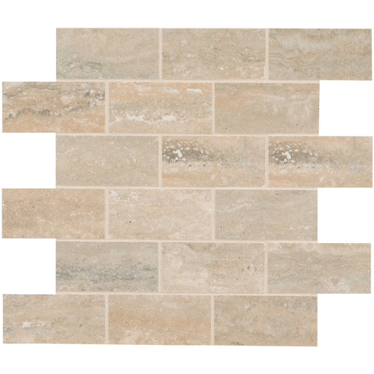 MS International 12" x 12" Veneto Polished Porcelain Mosaic