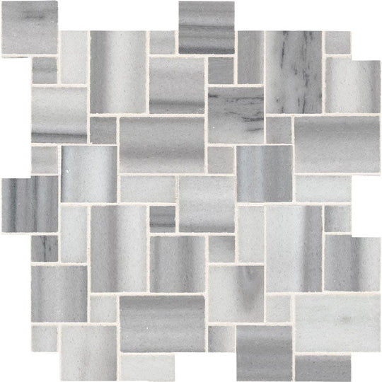 MS International 12" x 12" Specialty Shapes Marble Mosaic