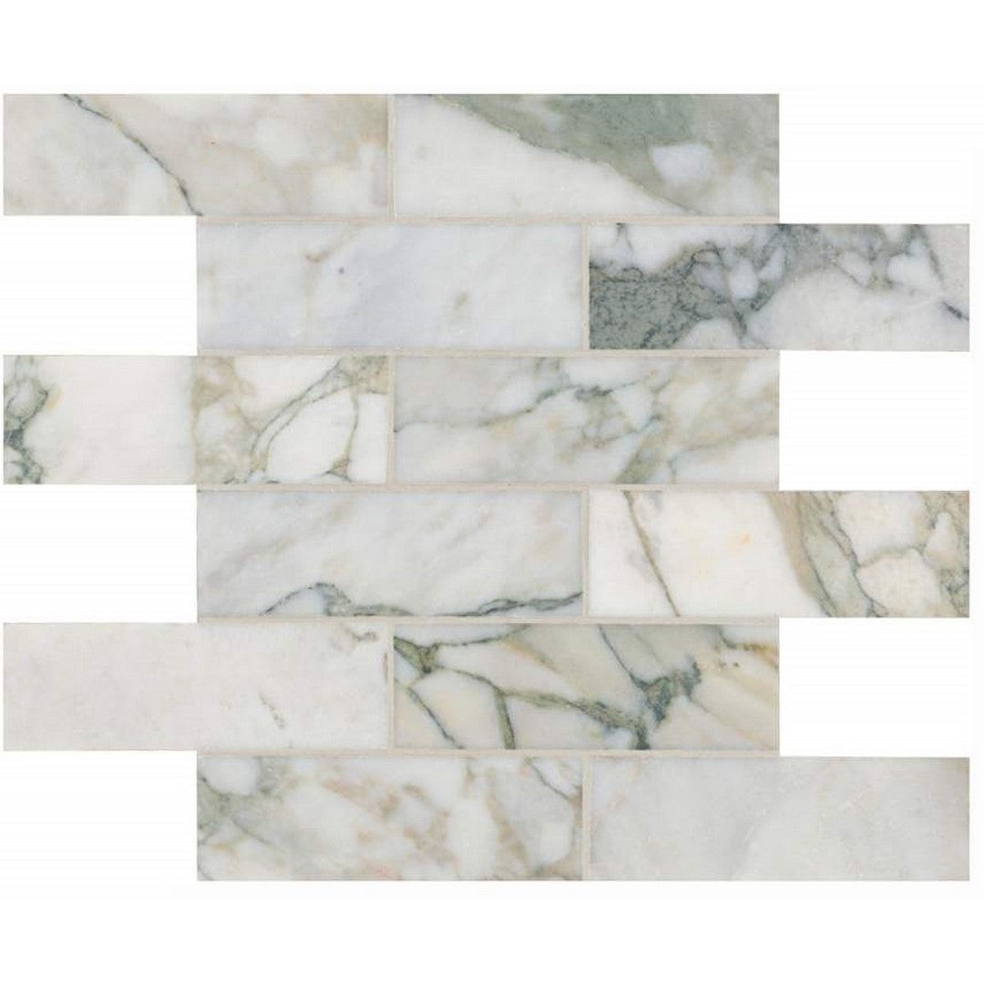 MS International 12" x 12" Coronado Honed Subway Marble Tile