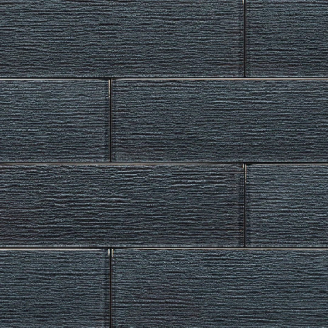 MS International 3" x 9" Glacier Blue Glass Wall Tile