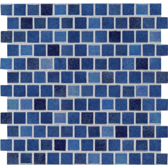 MS International 11.81" x 11.81" Hawaiian Staggered Glass 1" Mosaic