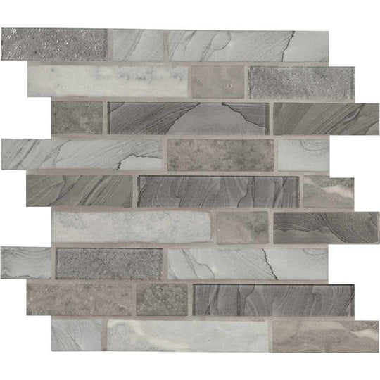 MS International 11.81" x 11.81" Tarvos Glass Mosaic