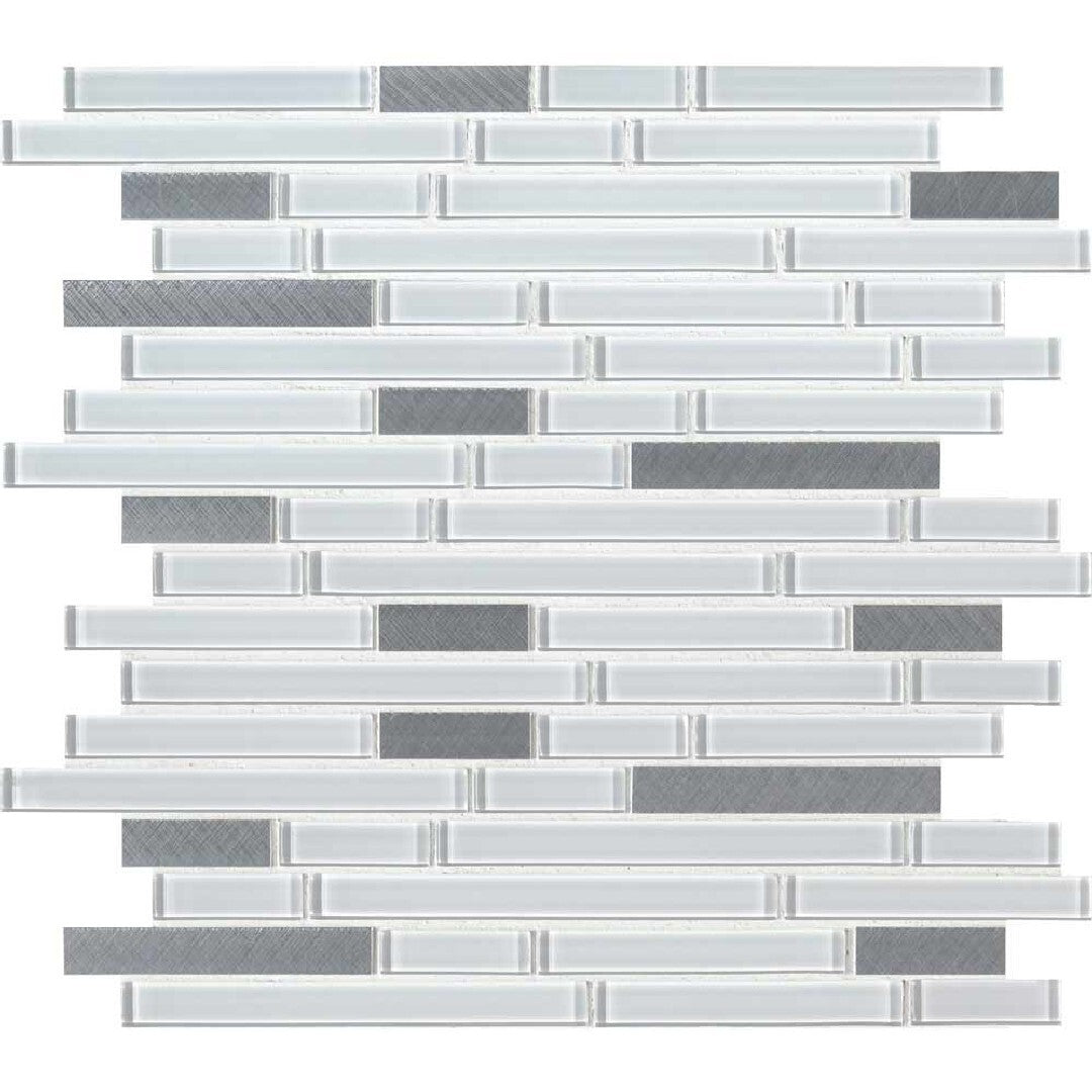 MS International 11.81" x 12" Decorative Blends Glass Mosaic