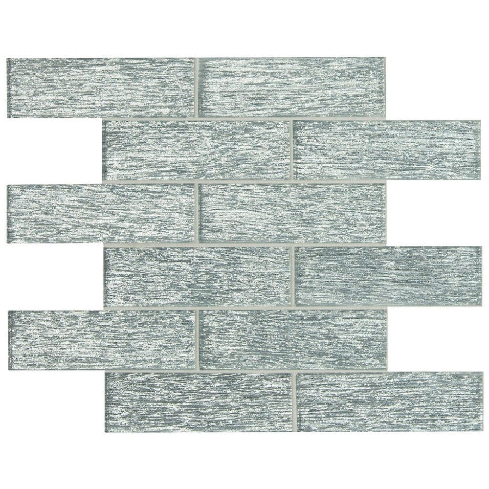 MS International 11.81" x 11.81" Subway Glass Mosaic