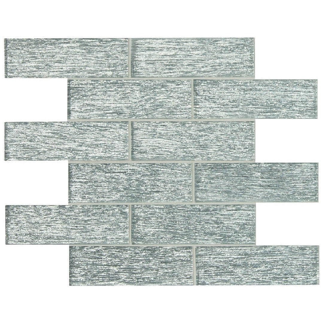 MS International 11.81" x 11.81" Subway Glass Mosaic