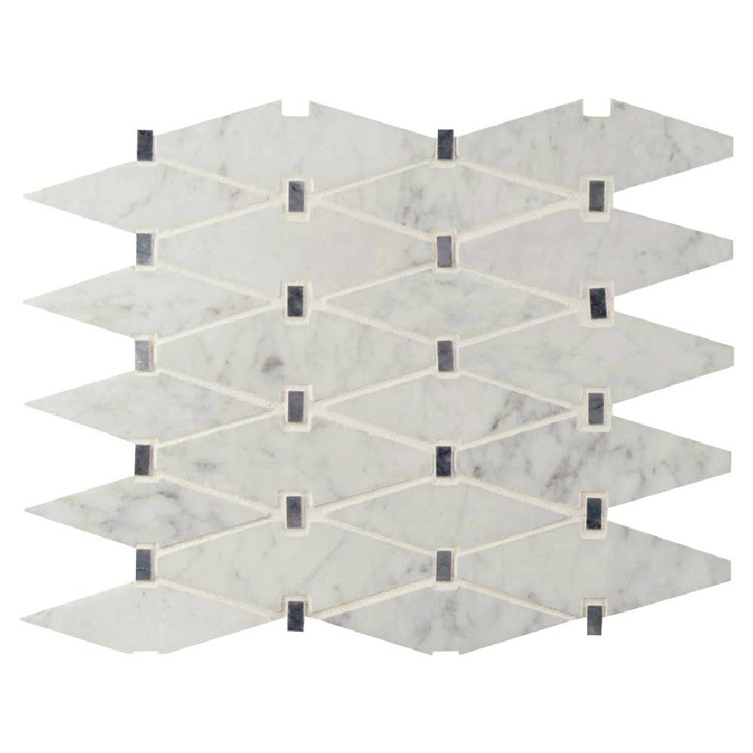 MS International 12" x 12" Marbella Polished Marble Mosaic