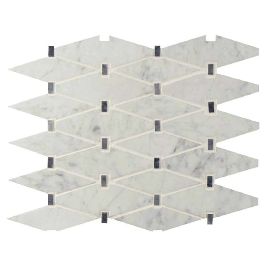 MS International 12" x 12" Marbella Polished Marble Mosaic