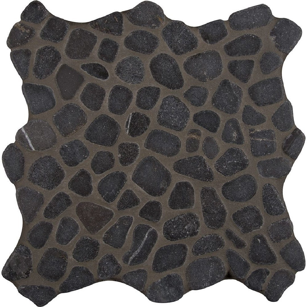 MS International 11.42" x 11.42" Rio Lago Tumbled Natural Stone Mosaic