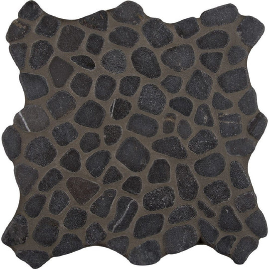 MS International 11.42" x 11.42" Rio Lago Tumbled Natural Stone Mosaic