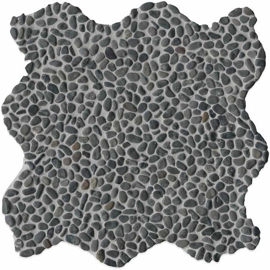 MS International 12" x 12" Pebbles Tumbled Mini Pebble Marble Mosaic