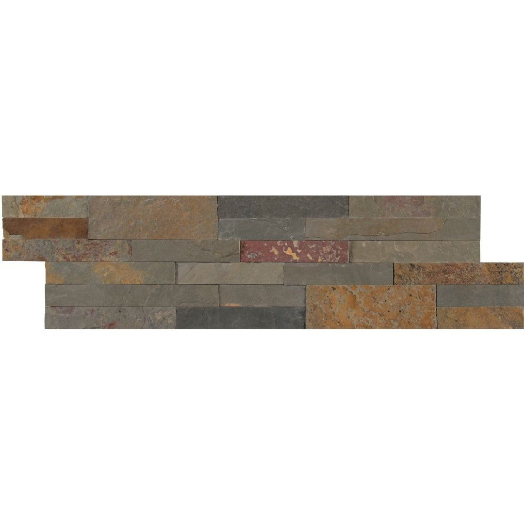 MS International 6" x 22" Stacked Stone Natural Stone Mosaic
