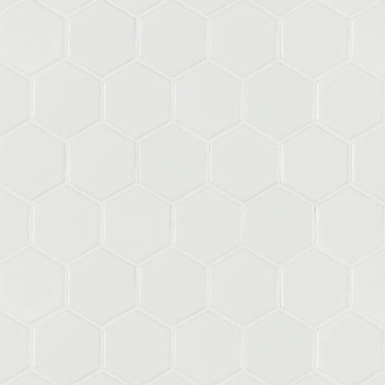 MS International 11.02" x 12.6" Domino Matte Porcelain Mosaic