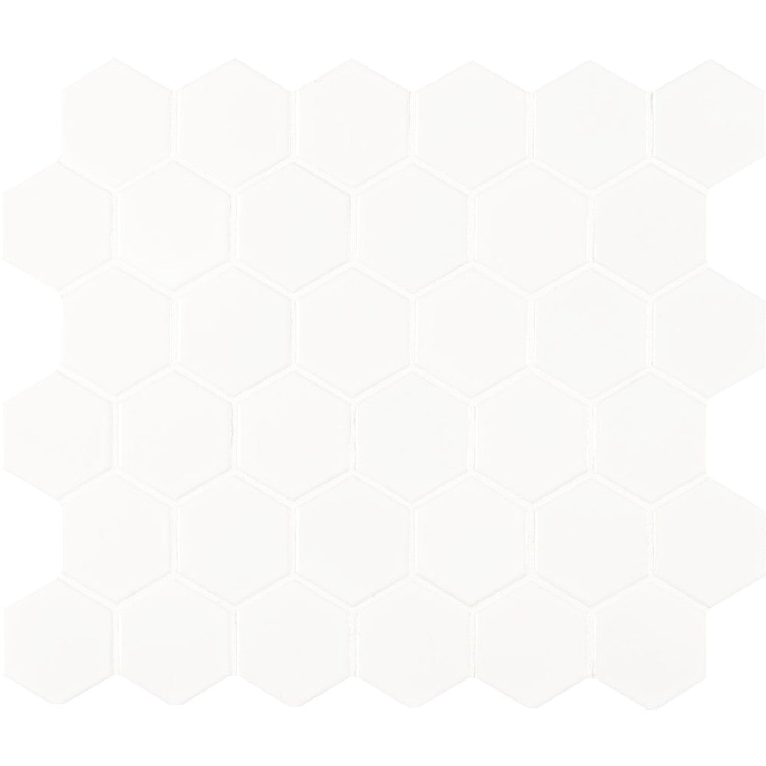 MS International 11.02" x 12.6" Domino Glossy Porcelain Mosaic