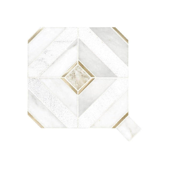 MS International 12" x 12" Luxor Natural Stone Mosaic