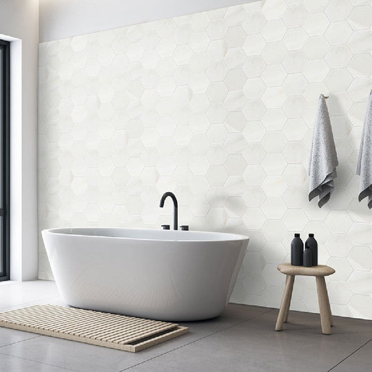 MS-International-8-x-8-Arabescato-Carrara-Greecian-White-Polished-Hexagonal-Marble-Tile-Greecian-White