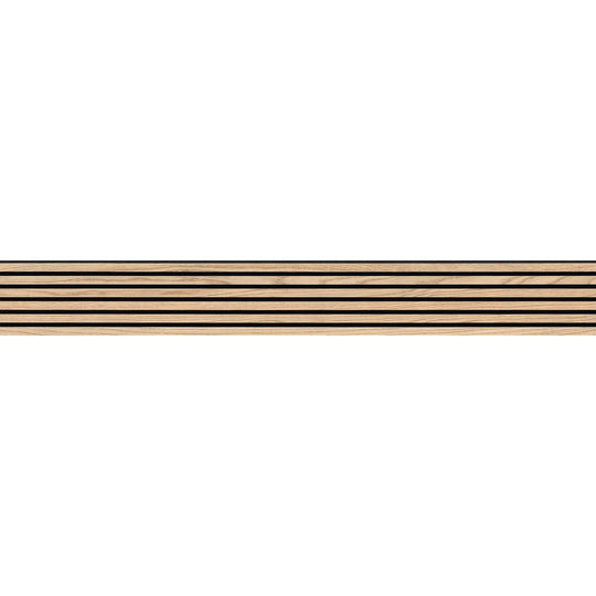 MS International 9.5" x 120" Acoustic Wood Slat Engineered Hardwood Wall Panel
