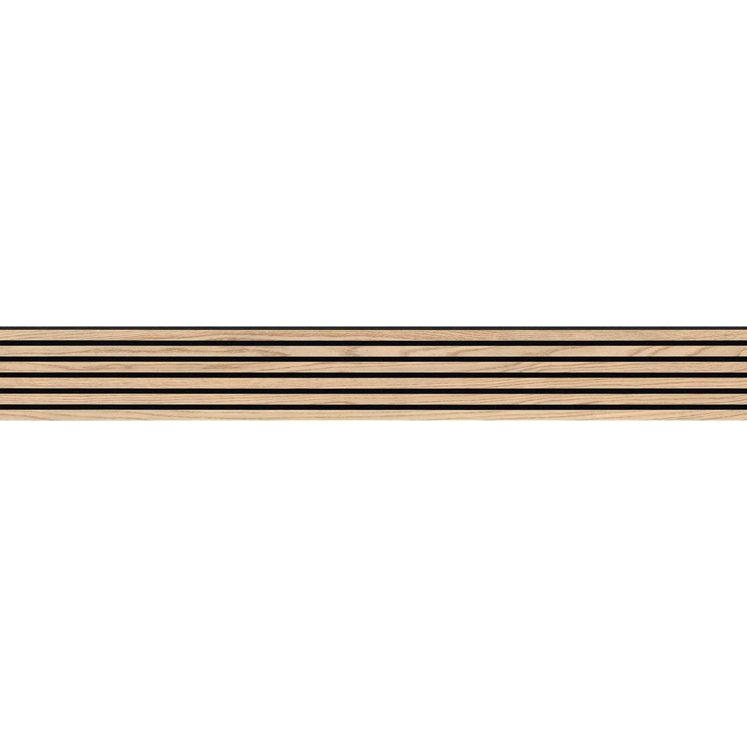 MS International 9.5" x 94.5" Acoustic Wood Slat Engineered Hardwood Wall Panel