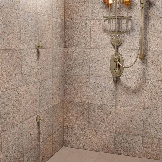 MS International 12" x 12" Giallo Fantasia Polished Granite Tile