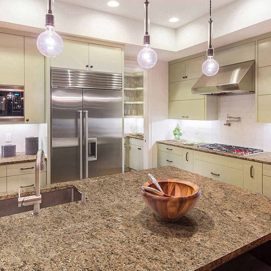 MS International 18" x 18" Venetian Gold Polished Granite Tile