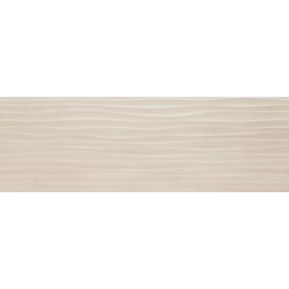 Marazzi 16" x 48" Materika Textured Ceramic Wave Wall Tile