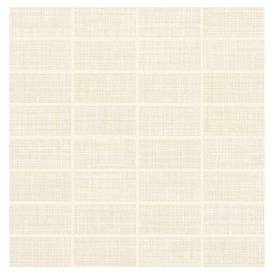 Daltile-Fabric-Art-12-x-12-Matte-Porcelain-1x3-Straight-Joint-Mosaic-Modern-Textile-Beige