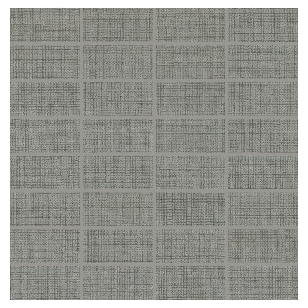 Daltile-Fabric-Art-12-x-12-Matte-Porcelain-1x3-Straight-Joint-Mosaic-Modern-Textile-Medium-Gray