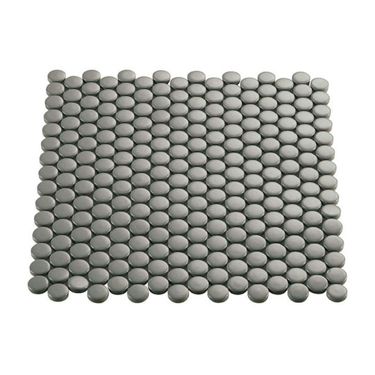 Crossville 11.5" x 12.76" Multiplier Matte Porcelain 0.75" Penny Round Mosaic