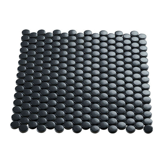 Crossville 11.5" x 12.76" Multiplier Gloss Porcelain 0.75" Penny Round Mosaic