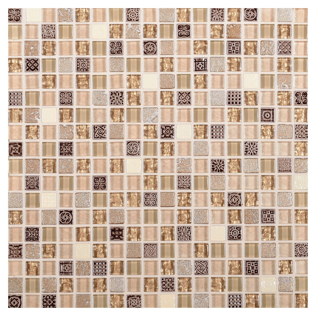 Daltile-Marvel-12-x-12-Stone-&-Glass-5/8-Straight-Joint-Mosaic-Radiance