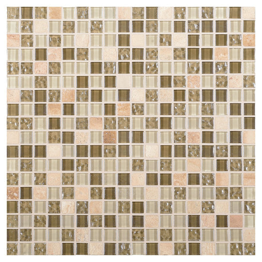 Daltile-Marvel-12-x-12-Stone-&-Glass-5/8-Straight-Joint-Mosaic-Ruby