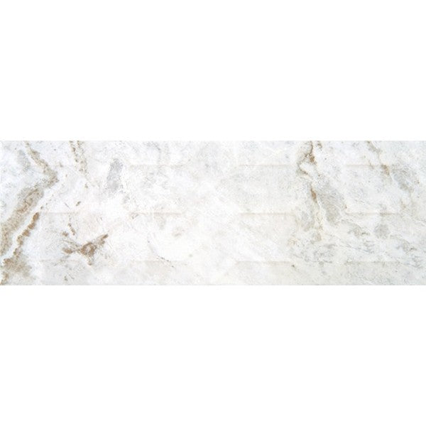 Chesapeake Pine Ridge 8" x 24" Matte Porcelain Wave Rectangle Wall Tile