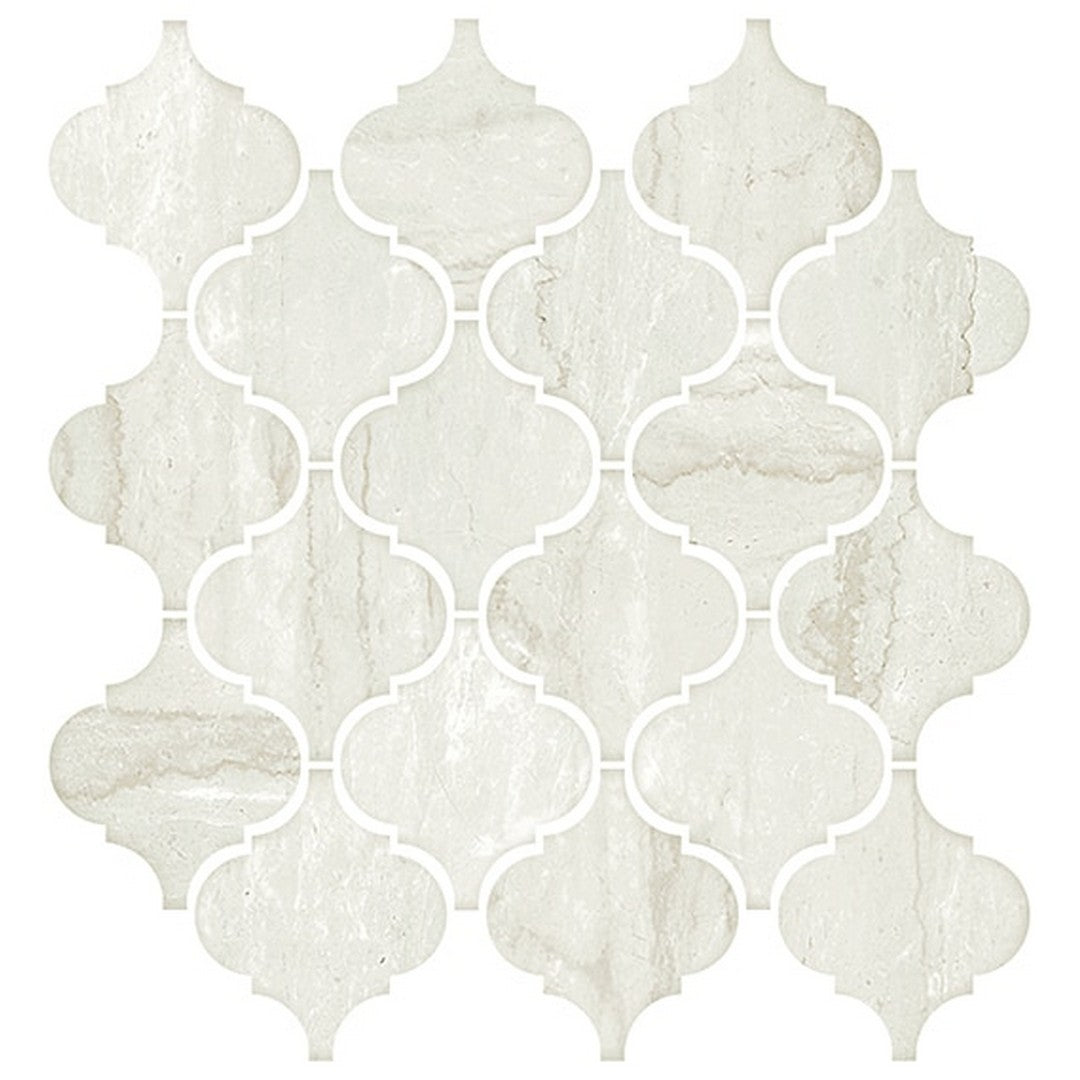 American Olean 11" x 12" Mythique Marble Matte Ceramic Arabesque Mosaic