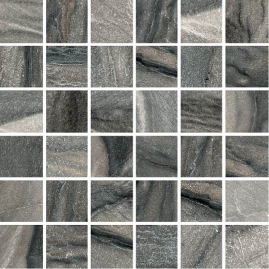 Happy Floors 12" x 12" Macaubas Rectified Natural Porcelain 2" Mosaic