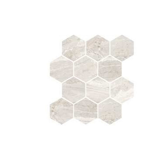 Floors 2000 Marbles 9" x 11" Polished Porcelain Hexagon Tile