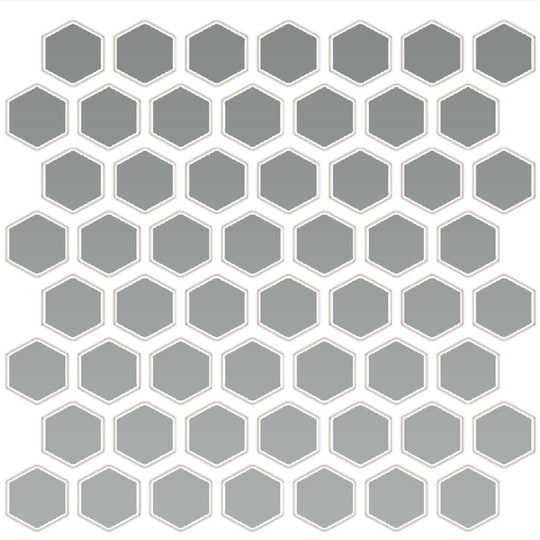 Daltile-Color-wheel-Mosaic-12-x-14-Ceramic-1.5-Hexagon-Mosaic-Matte-Urban-Putty