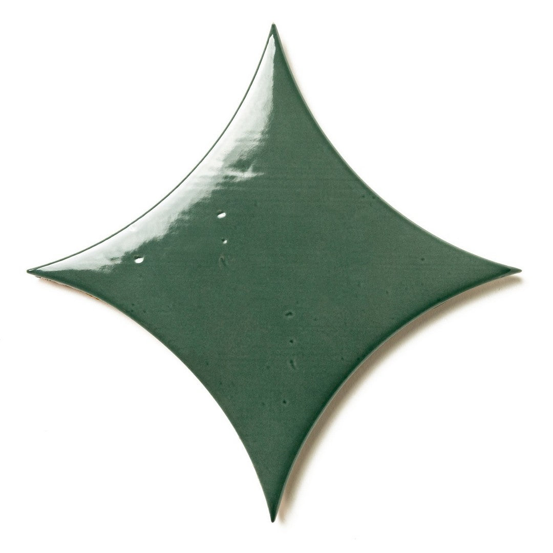 Bedrosians Legacy 6.5" x 6.5" Gloss Porcelain Kite Field Tile