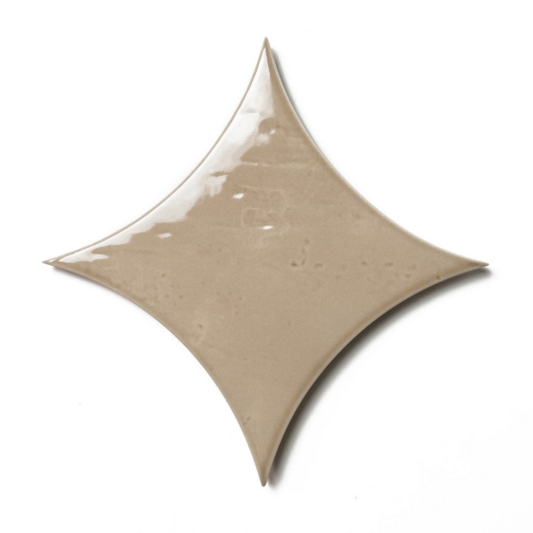 Bedrosians Legacy 6.5" x 6.5" Gloss Porcelain Kite Field Tile