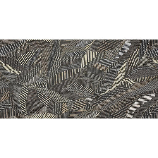 Tesoro 24" x 48" Tinsel Rectified Glossy Porcelain Leaf Wall Tile